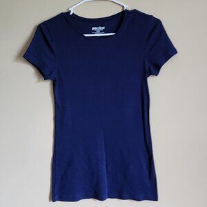 Old Navy Dark Blue Basic Tee-Shirt Size Small